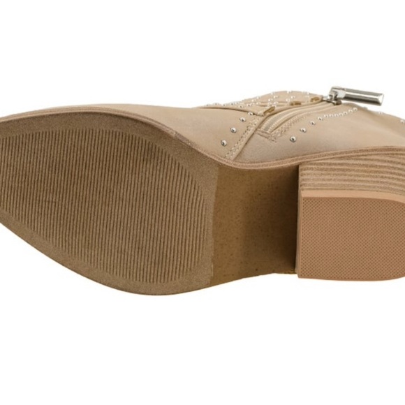 Corky’s Amazing Studded Ankle Booties in Sand color Size 9 with a 2 inch heel - Picture 5 of 6